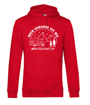 Hoodie "Zuhause ist, wo mein Stellplatz ist"